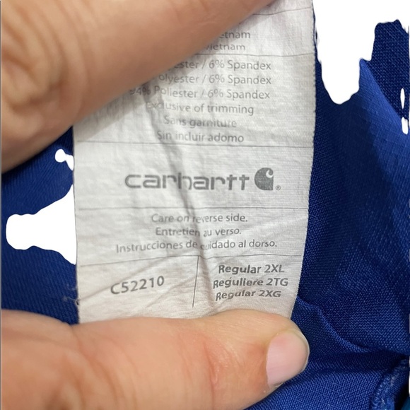 Carhartt womens plus size scrub pants drawstring waist blue size 2XL. - Picture 8 of 9